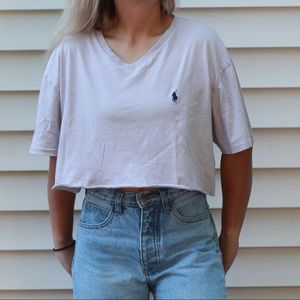 Cropped Polo Tee